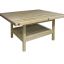 Art Table with Lower Shelf