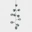 Branching Bubble Pendant Light