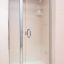 Frameless Hinged Door & Panel - CH-1627 Silver Anodized Aluminum