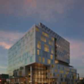 John and Frances Angelos Law Center - By Night