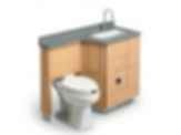 LC800 - Lavatory, Fixed Water Closet Comby