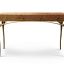 Leather console table with drawers TEMPTATION