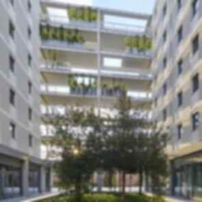 Milano Cortina Olympic Village - Courtyard