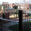 Narrow Rectangular Steel Fence