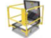 Roof Hatch Safety Railing