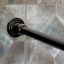 Solid Brass 72" Oil Rubbed Bronze 1" Diameter Shower Curtain Rod And Mounint Brackets