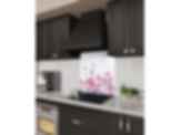 Stove Glass Backsplash - Floral Images
