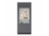 36" Classic Over-and-Under Refrigerator/Freezer with Glass Door - Panel Ready BI-36UG/O