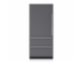 36" Designer Over-and-Under Refrigerator Internal Dispenser - Panel Ready IT-36RID