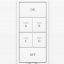 6-Button Dimmer Wall Keypad