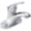 Foundations Single Handle Centerset Bathroom Faucet - Clear Knob handle - B510LF