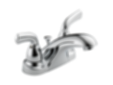 Foundations Two Handle Bar / Prep Faucet - Clear Knob Handle - B2512LF