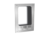 Semi-Recessing Mounting Box For Turbo-Dri - Satin Stainless Steel