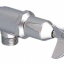 Vandal Resistant Chrome Plated Brass J/V Cistern Tap Cold